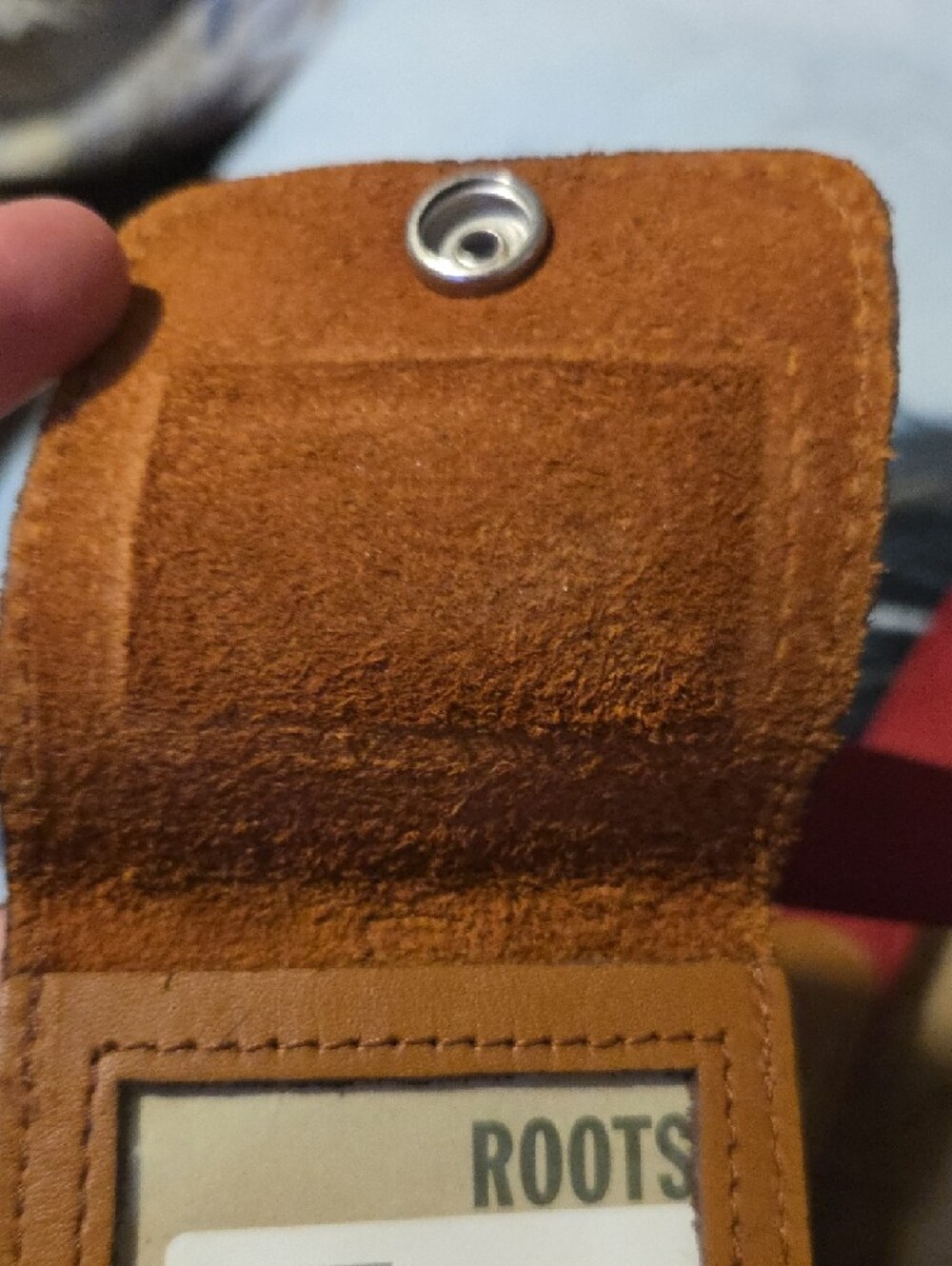 Roots Maroon Canvas Shoulder Bag with Brown Leather Accents - Picture 13 of 13